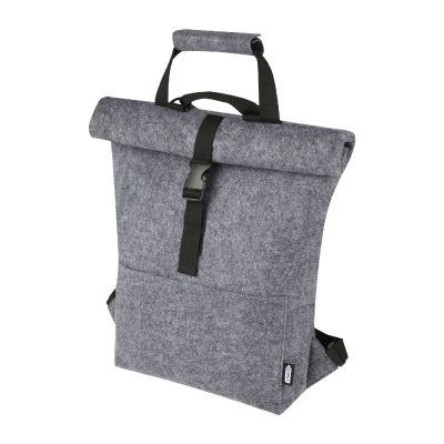 FELTA - GRS recycled felt roll-top bike bag 13L