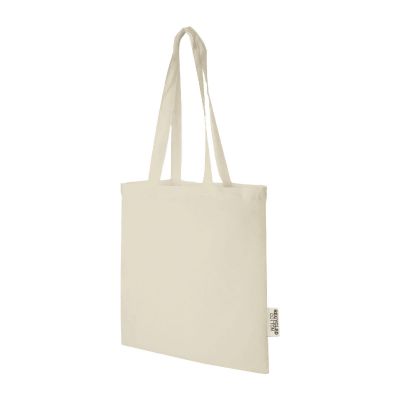 MADRAS - 140 g/m2 GRS recycled cotton tote bag 7L