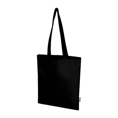 MADRAS BLEND - 140 g/m² GRS recycled cotton tote bag 7L