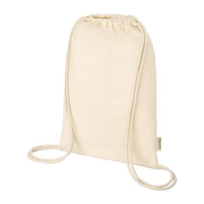 ODISHA - 100 g/m² OCS organic drawstring bag 5L