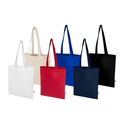 PERU BLEND - 180 g/m² GRS recycled cotton tote bag 7L