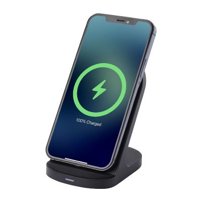 LOOP CHARGING STATION 15W -Loop 15W dual coil RCS recycled plastic wireless charging stand