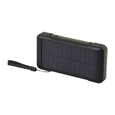 SOLDY - 10.000 mAh RCS recycled plastic solar dynamo power bank