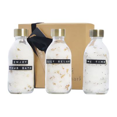 JUST RELAX -Wellmark 3-piece 200 ml bath salt gift set