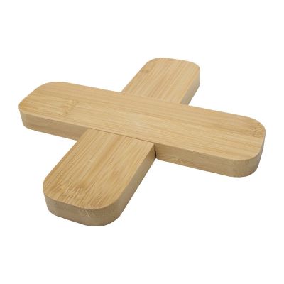 CROC - bamboo trivet - large