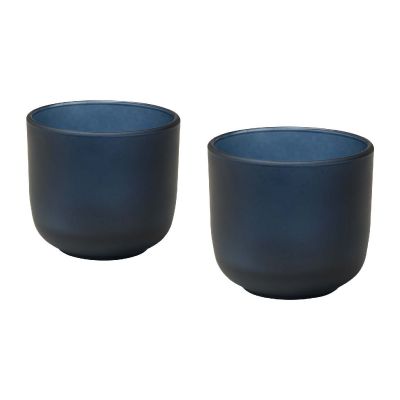 MALE - 200 ml glass cups with matt finish - set of 2