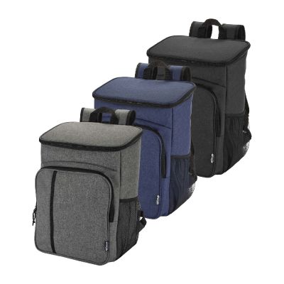 TUNDRA - GRS recycled picnic cooler backpack with cutlery set 20L