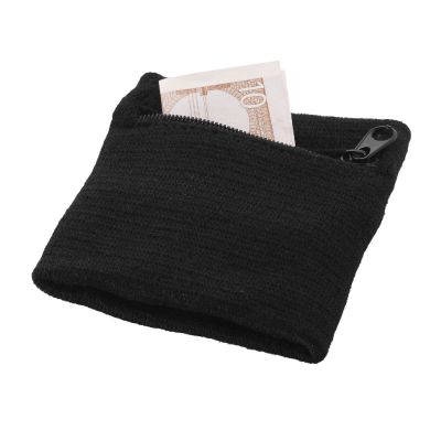 BRISKY - performance wristband with zippered pocket