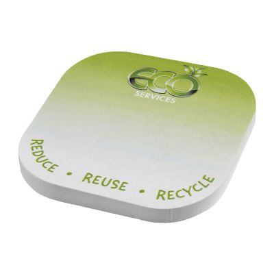FOGLIETTI ADESIVI -Sticky-Mate® square-shaped recycled sticky notes with rounded corners