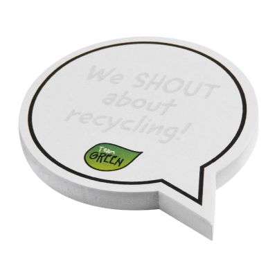 FOGLIETTI ADESIVI -Sticky-Mate® speech bubble-shaped recycled sticky notes