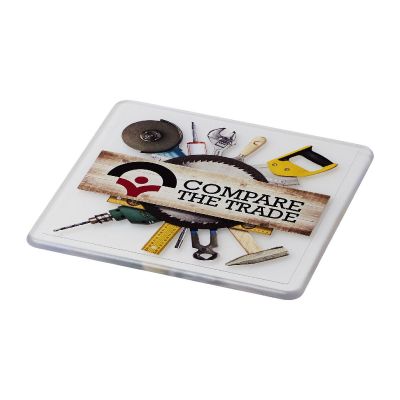 RENZO - square plastic coaster