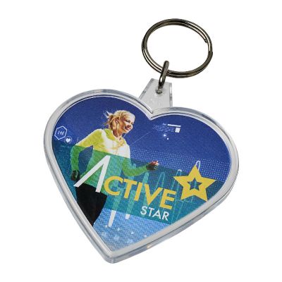 COMBO - heart-shaped keychain