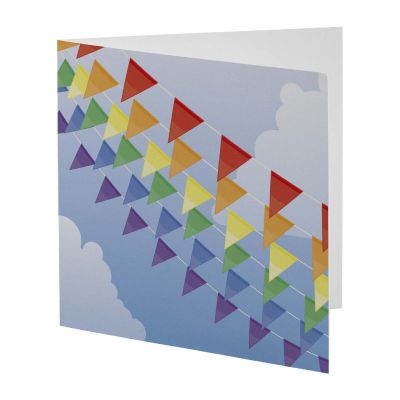 HERALD - square greeting card