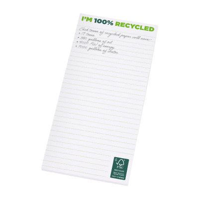 REDESK ONETHIRD A4 -Desk-Mate® 1/3 A4 recycled notepad