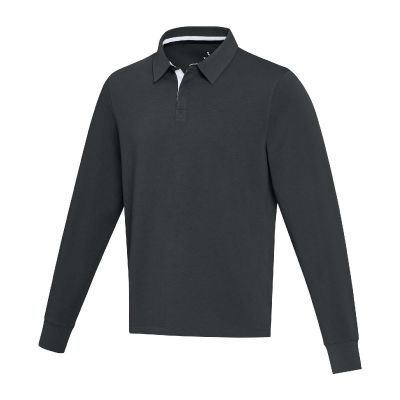 CLYDE - unisex organic rugby polo sweatshirt