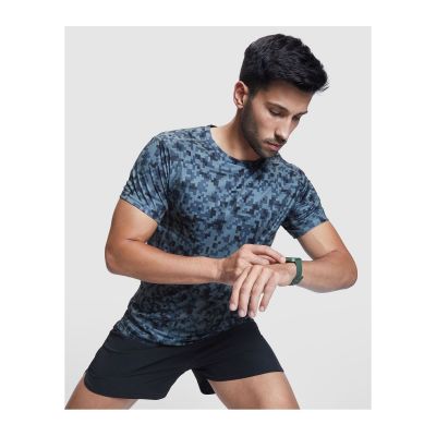 MOON - Printed short-sleeve technical t-shirt