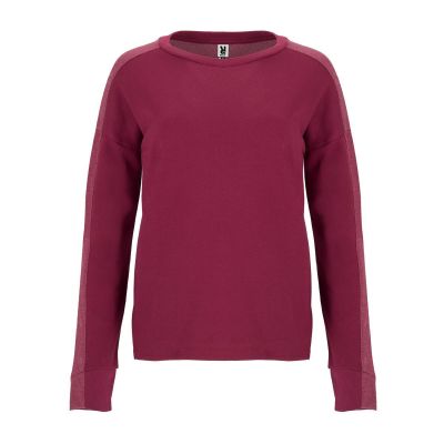 CLAREMORE - Sweatshirt for women in two-fabric and colour combination