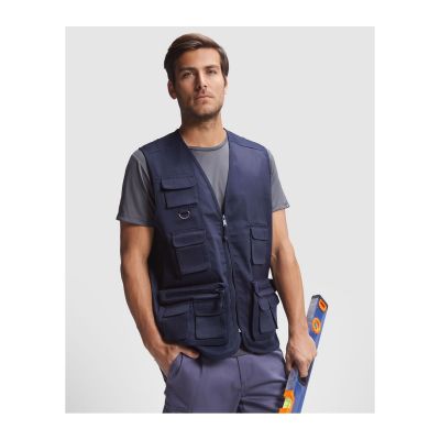 BALTIMORA - Multi-pocket work vest with v-neck