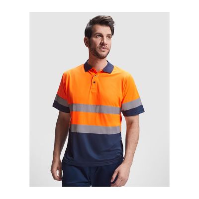 BLYTHE - Technical high-visibility short-sleeve polo shirt