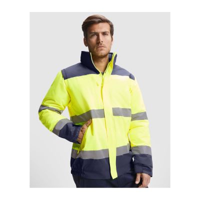 BOLIVIA - High-visibility parka combined in two colours