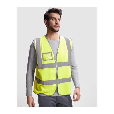 VISALIA - High-visibility vest with zip