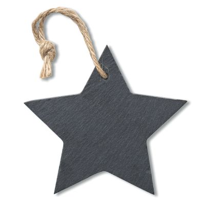 SLATESTAR - Slate xmas hanger star