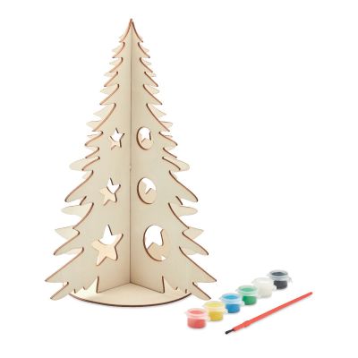 TREE AND PAINT - Diy wooden christmas tree