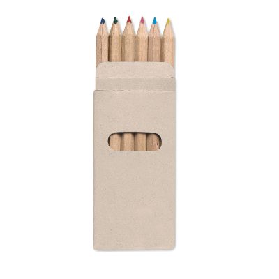 ABIGAIL - 6 coloured pencils in box
