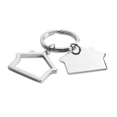 SNIPER - Metal key ring house shape