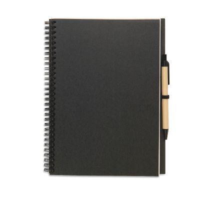 BLOQUERO PLUS - Recycled notebook with pen