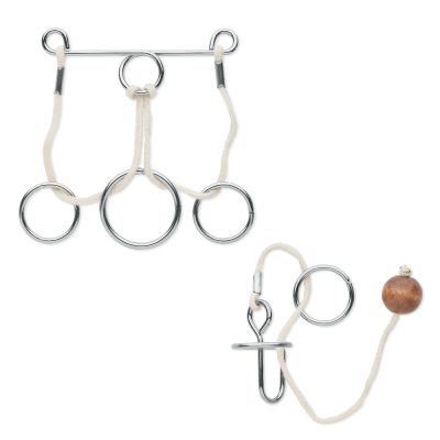CONNECTION - Set of 2 metal brain teasers