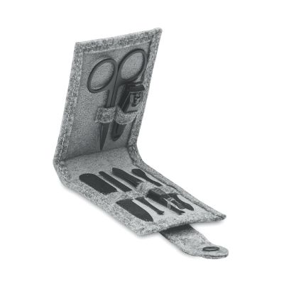 NAILKIT FELT - Rpet felt 6 piece manicure set