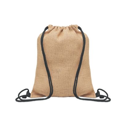 FUKURO - Jute drawstring bag