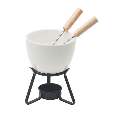 KASE - Ceramic fondue set 240 ml
