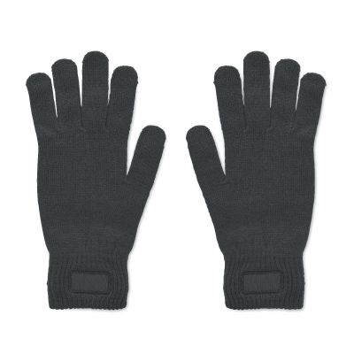 HANDNIT - Knitted gloves in rpet