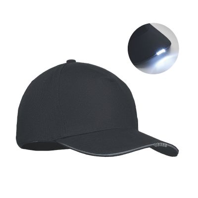 LUZCAP - 5 panel led cotton cap 220gr/m²