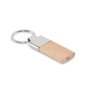 LLAVING - Key ring with rubber wood