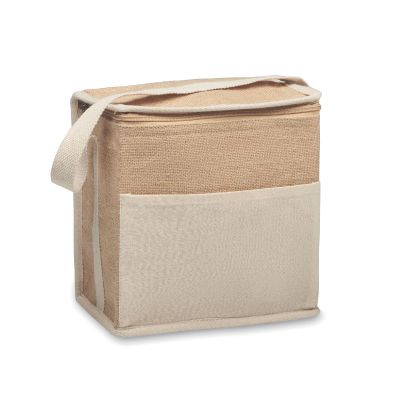 LONA - Jute and canvas cooler bag 3l