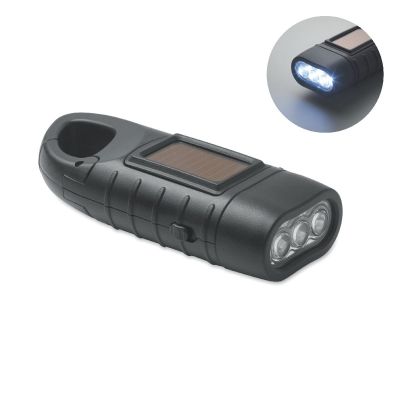 SLUZ - Solar torch with dynamo crank