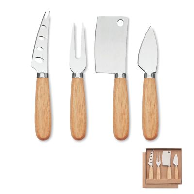 CAMEMBERT - Set of 4 cheese knives