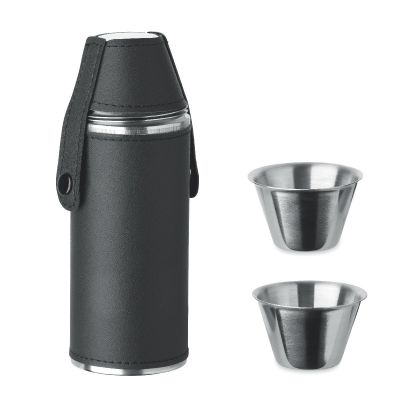 COCOON - Hip flask with shot cups