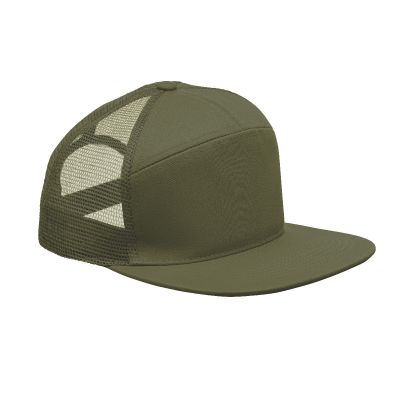 BEAD - 7 panel flat visor cap