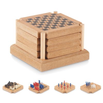 COASTGAME - 4-piece coaster game set