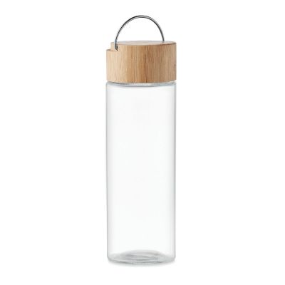 AMELAND - Glass bottle 500ml, bamboo lid