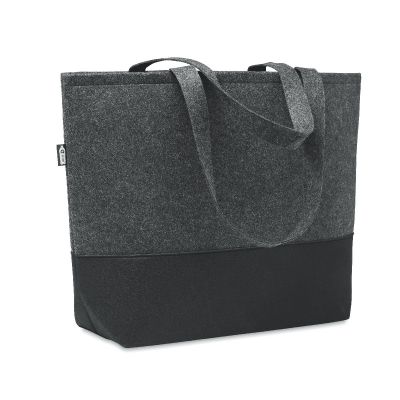 DUO INDICO - Rpet felt shopping bag