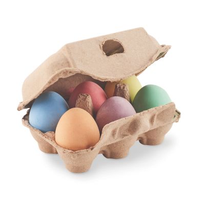 TAMAGO - 6 chalk eggs in box