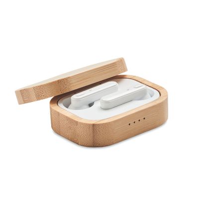 JAZZ BAMBOO - Tws earbuds in bamboo case
