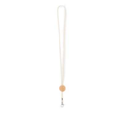 KARA - Cotton lanyard with metal hook