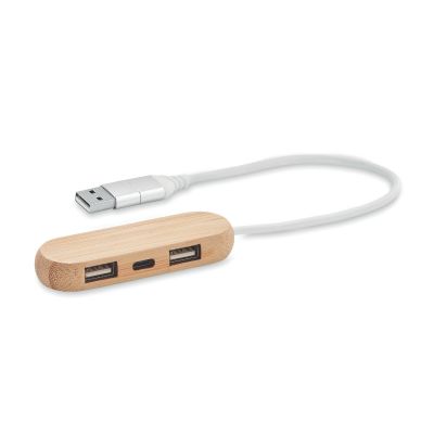 VINA C - 3 port usb hub with dual input