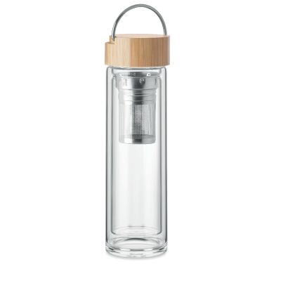 BATAMI - Double wall glass bottle 400ml